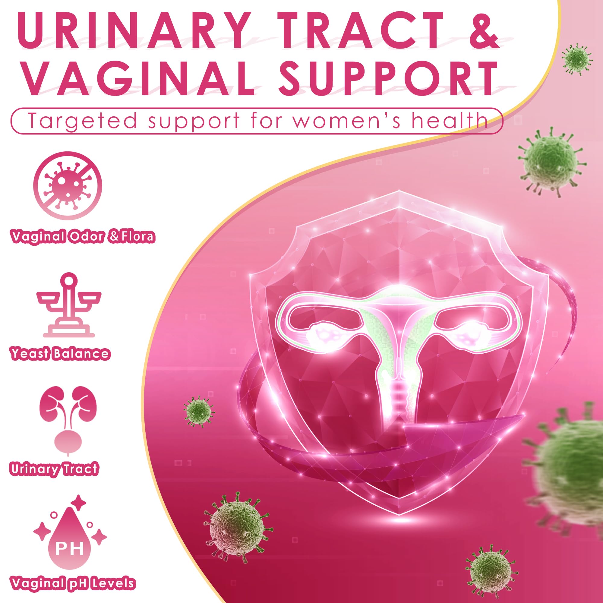 Daily wellness capsule for vaginal and digestive health