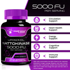 Daily wellness support with nattokinase supplement