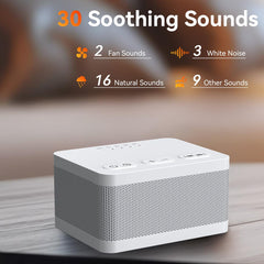 DailyBody Sound Machine controls panel for quick steady sound customization.