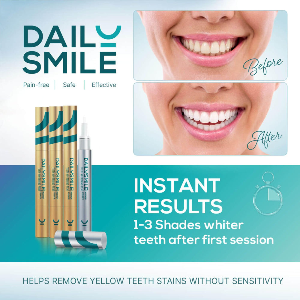 Three advanced whitening pens included in the kit