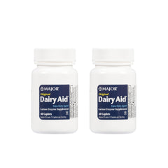 Dairy Aid Lactase Enzyme Caplets bottle front label