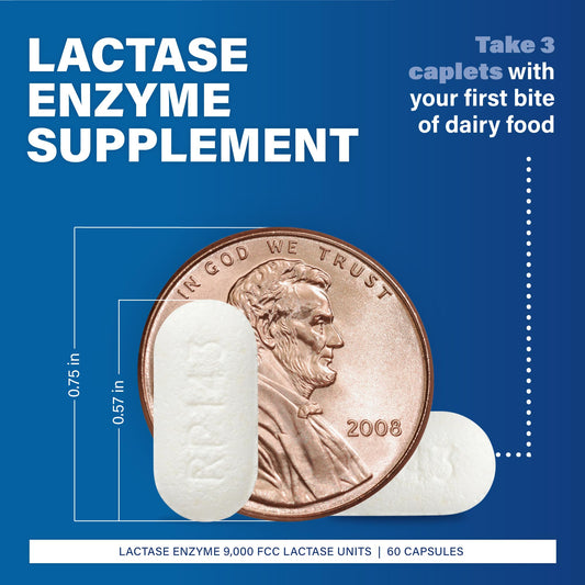 Dairy Aid packaging box and caplets