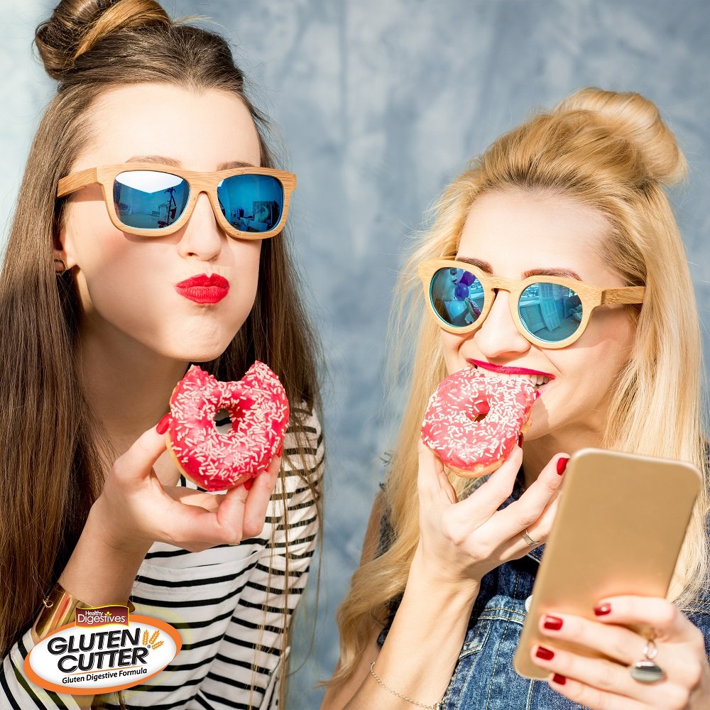 Images of dairy and gluten-containing foods for context