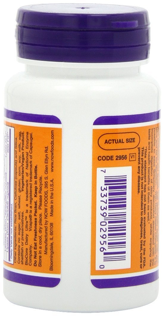 Gluten-free dairy digestion supplement pack of 2 bottles