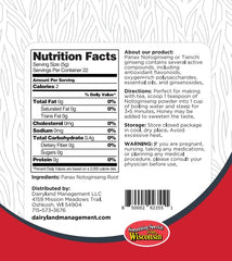 Dairyland Ginseng product packaging front view