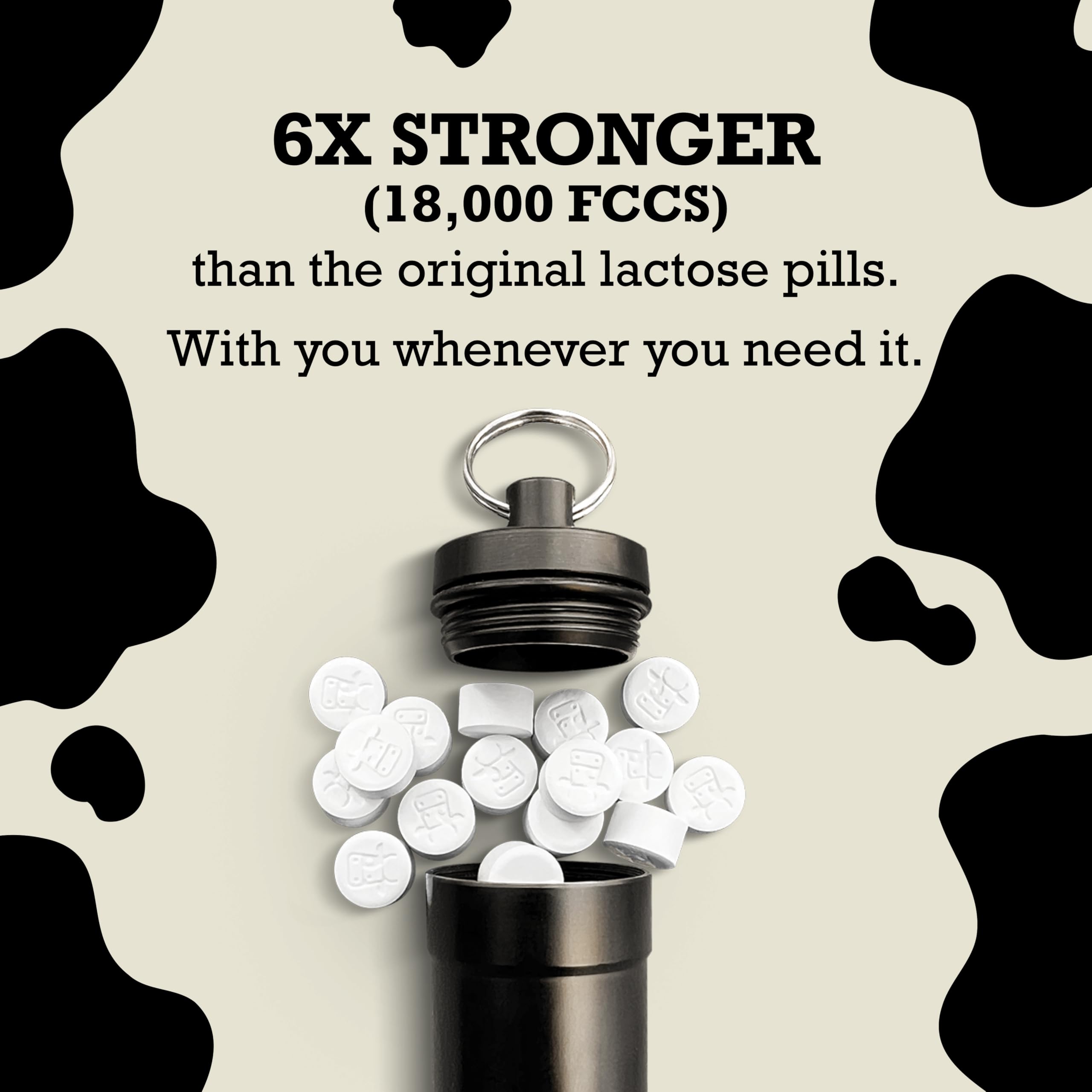 Packaging and bottle layout of DairyPill
