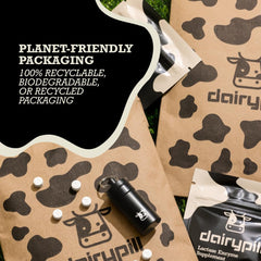 DairyPill compact, eco-friendly packaging for daily life