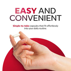 Illustration showing taking 1-2 capsules daily