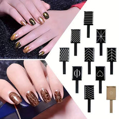 DAIXIANGER compatible with cat eye gels on natural or extended nails