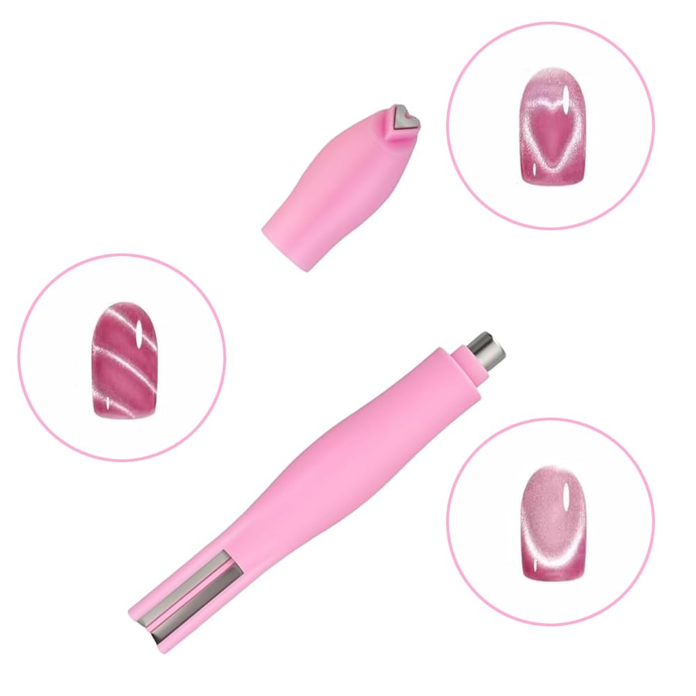 DAIXIANGER heart cat eye magnet for romantic nail accents