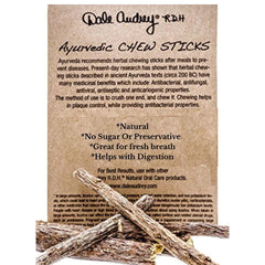 Dale Audrey Ayurvedic Chew Sticks product image with licorice root and neem