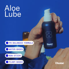 Dame Aloe Lube packaging