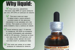 Close-up of Dandelion Alcohol-Free Liquid Extract bottle