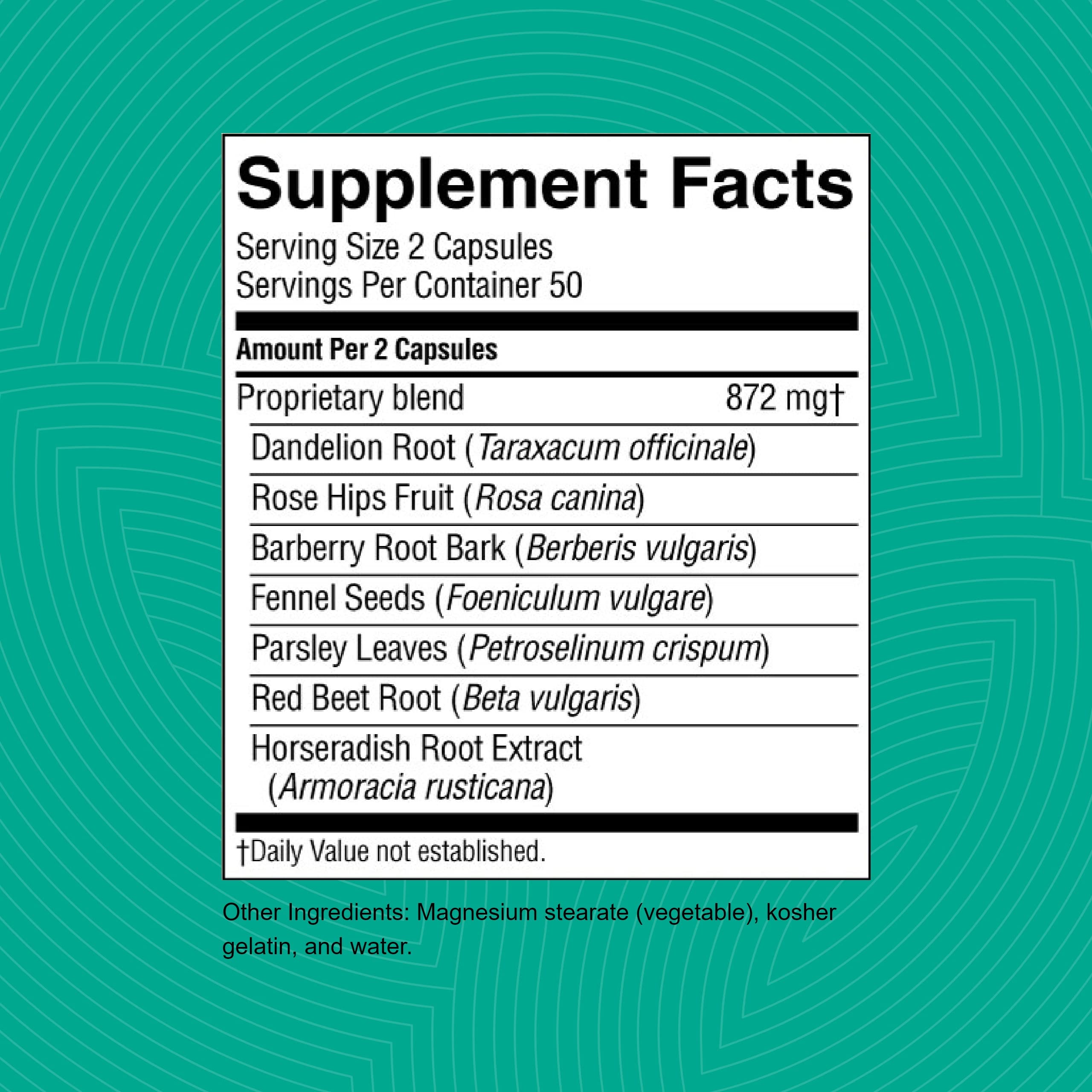 Dandelion root used for liver support