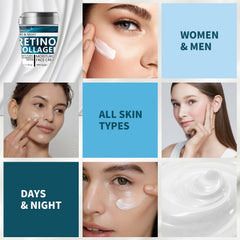 Danliss face and neck cream application on hydrated skin