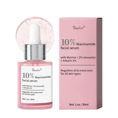 Danliss Niacinamide Serum bottle with pump for clear, balanced skin.