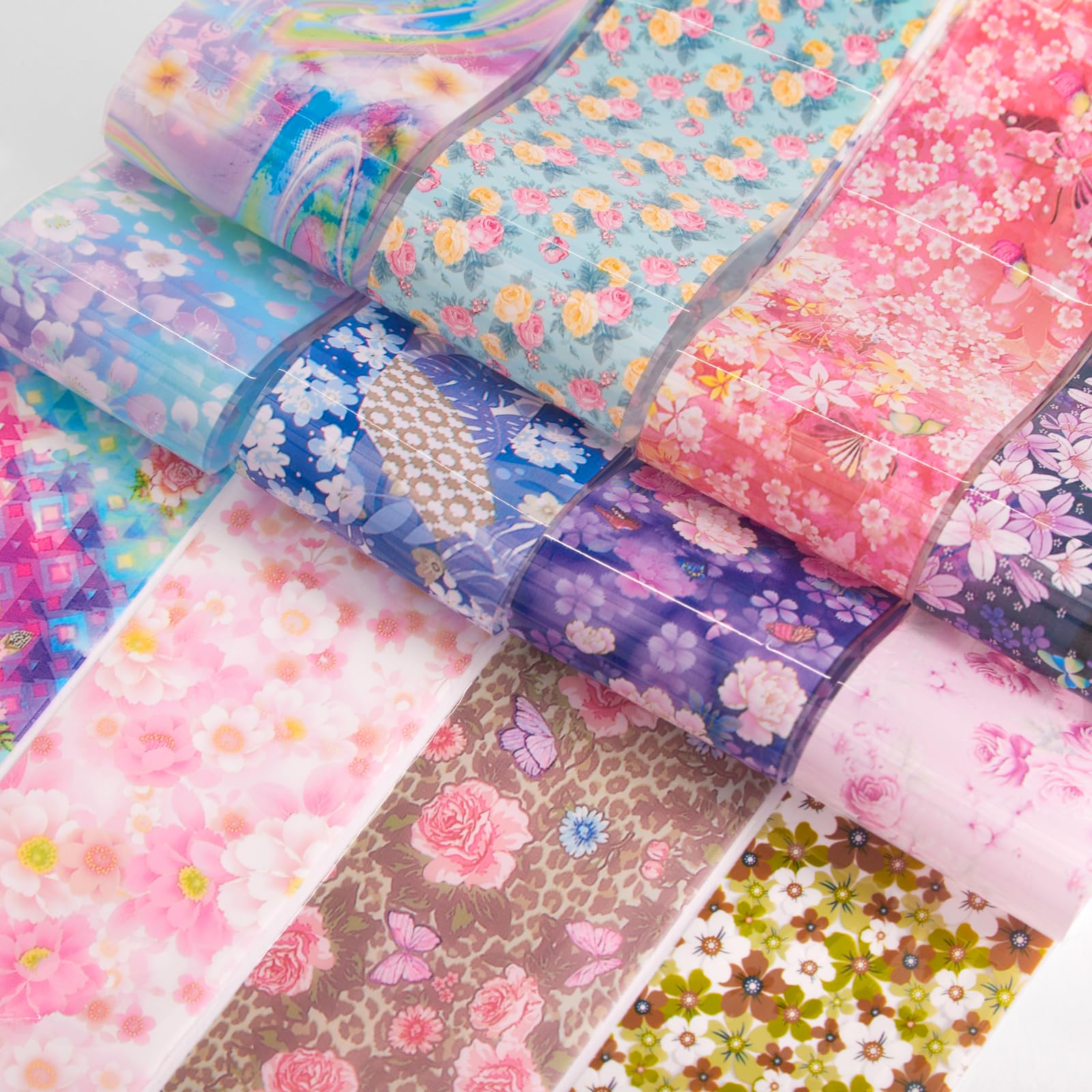 DANNEASY rainbow effect foil provides multi-tone shine for creative looks