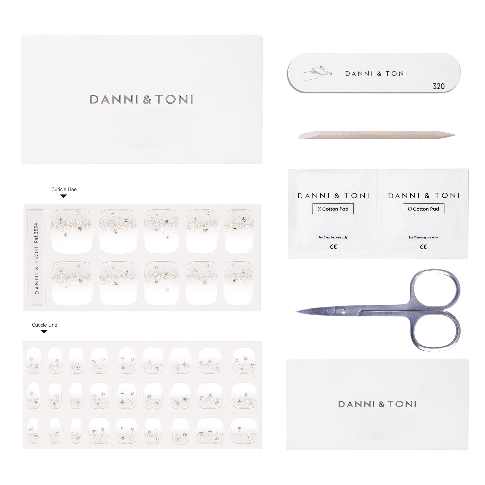 DANNI TONI at-home pedicure kit enables salon-quality results without a visit.