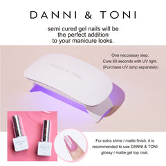 DANNI & TONI Gift-set of shimmering nail wraps for her