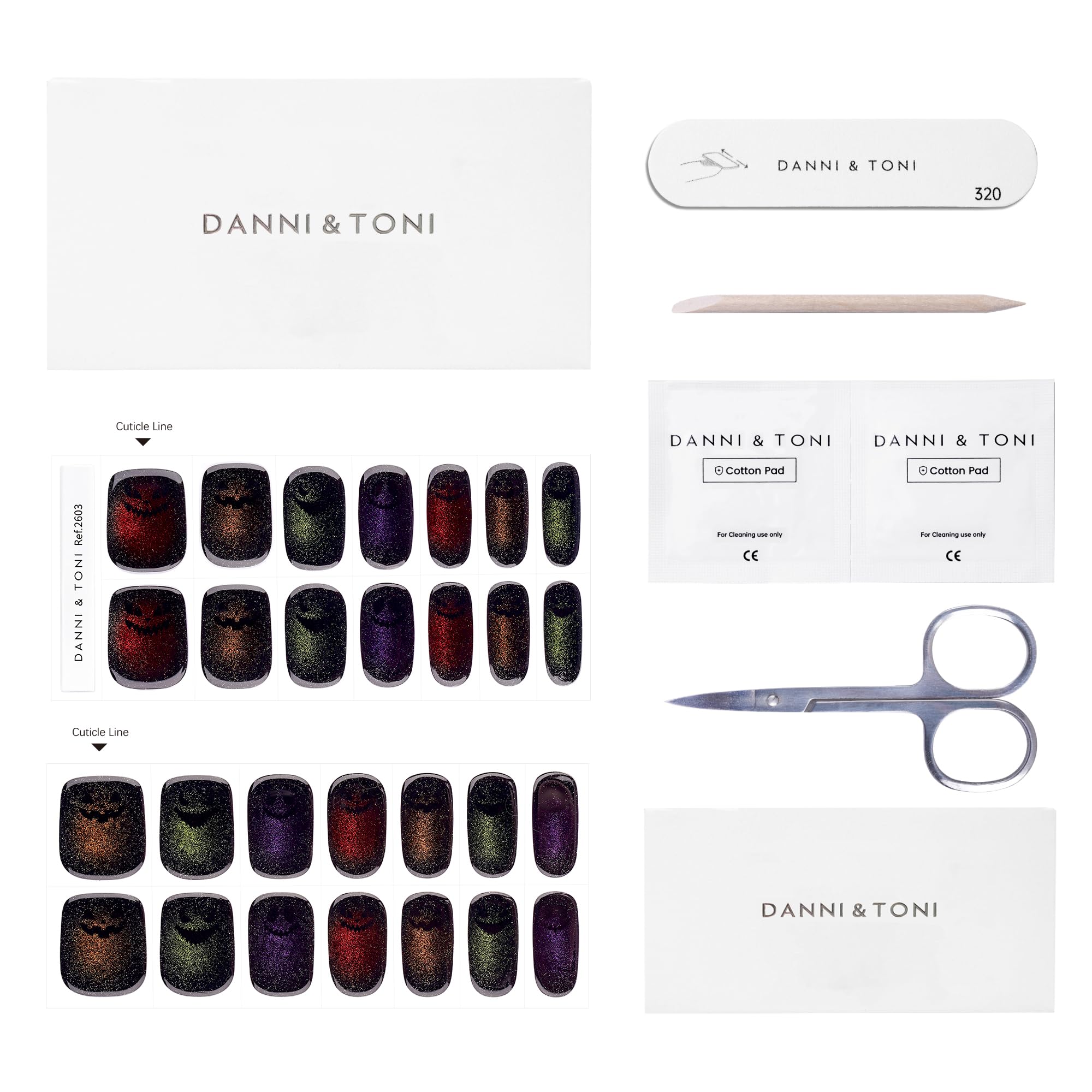 DANNI & TONI home manicure application for salon-like results at home.