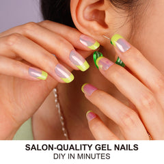DANNI & TONI aurora gel wraps create a mirror finish with durable wear.