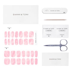 No-drying-time advantage of DANNI & TONI gel nail strips