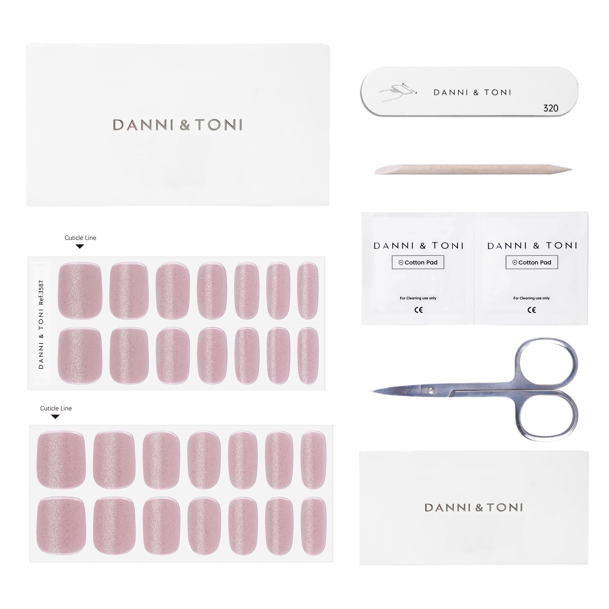 Non-toxic gel wrap material with no drying time for simple wear.