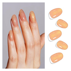DANNI & TONI Nude Mirage cat-eye wraps for instant salon look at home