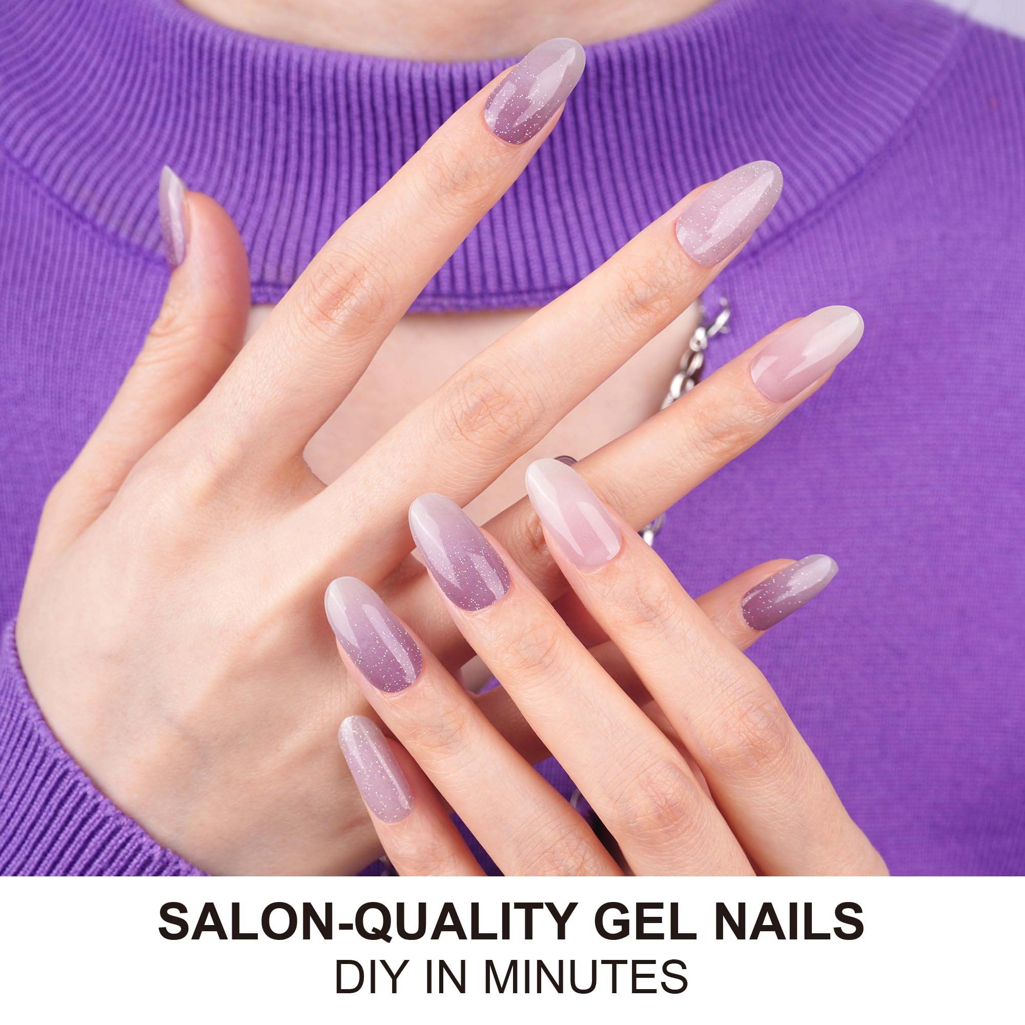 DANNI & TONI Semi-cured gel wraps for instant salon-style nails