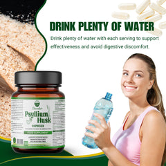 Resealable packaging of Danodia Psyllium Husk Capsules bottle