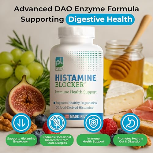 Close-up of DAO Histamine Blocker capsules