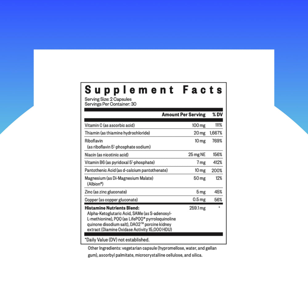DAO2 enzyme aiding histamine digestion
