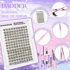 Bond bottle in use showing precise at-home lash setting