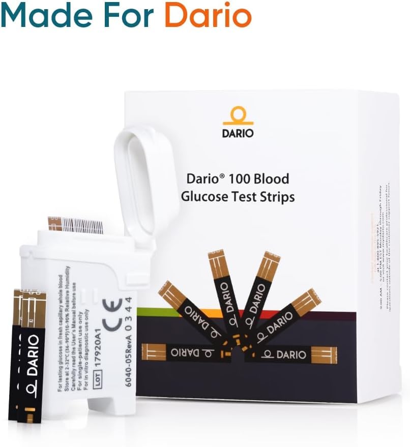 Dario compact cartridges design supports easy storage and travel.