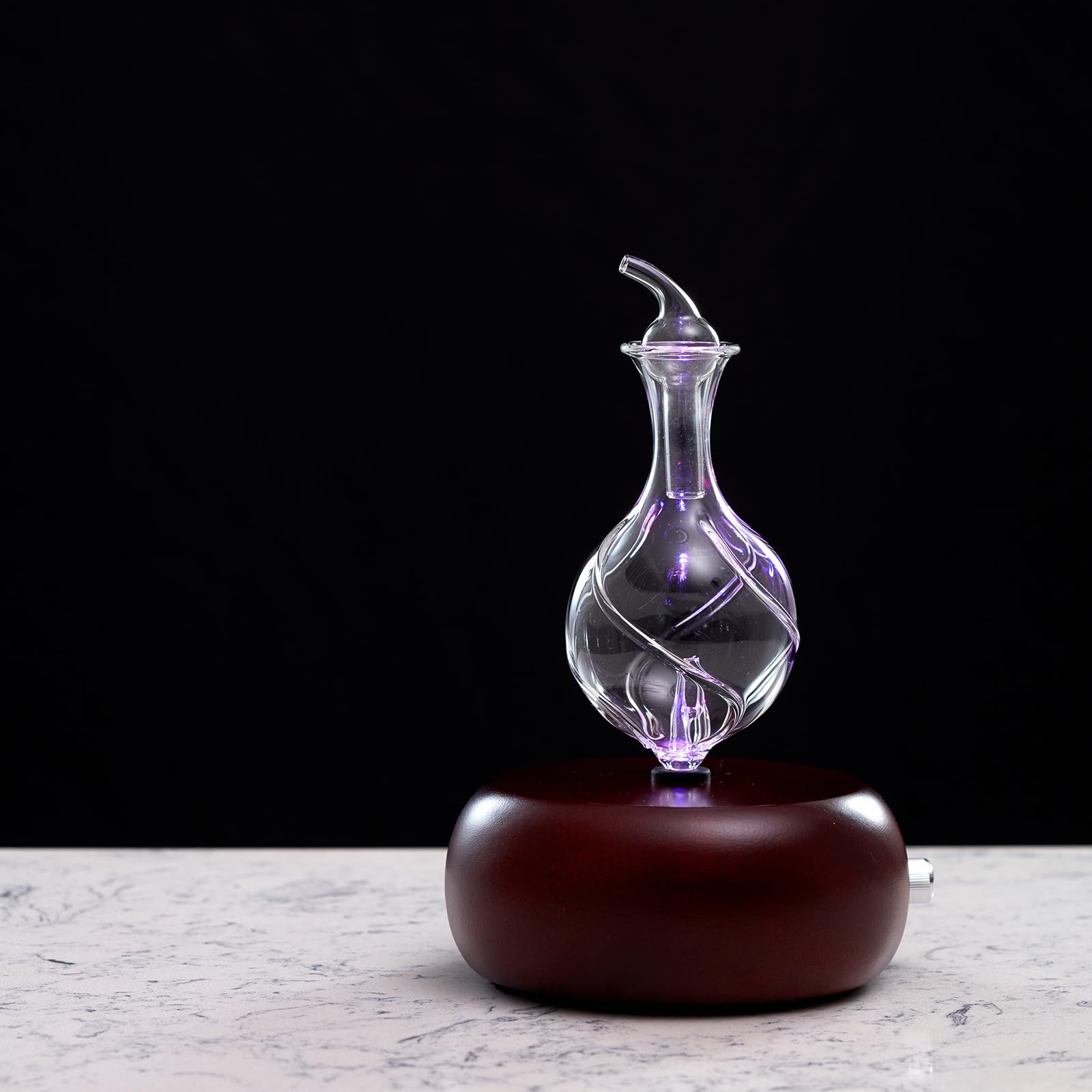 Dark Radiance diffuser packaging and 1-year warranty information
