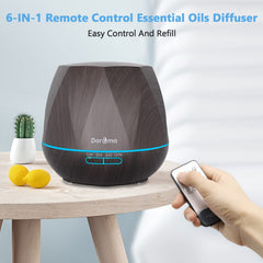 Large 550ml water tank for long-lasting aroma diffusion