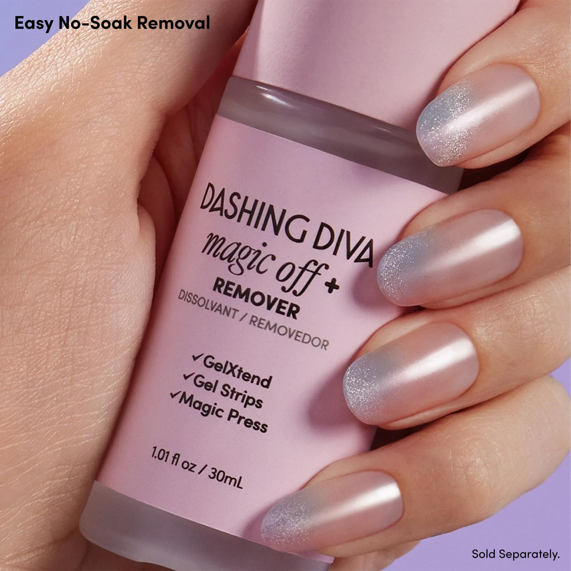 Removal tip using Magic Off+ remover for easy change