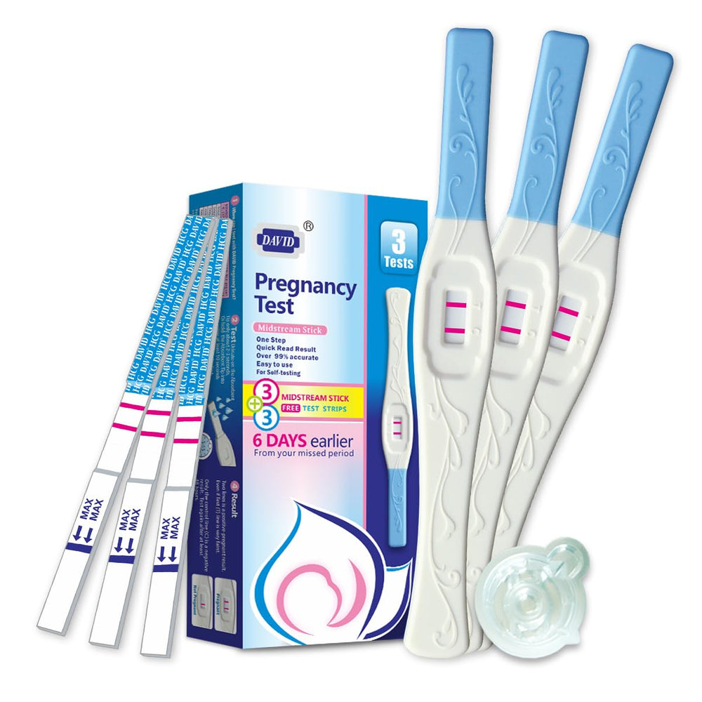 DAVID 6-count pregnancy test kit box
