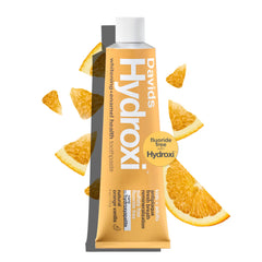 Davids Hydroxi nano hydroxyapatite toothpaste for enamel health and whitening, 4 oz orange vanilla flavor