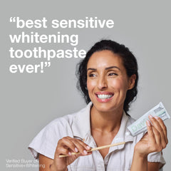 SLS-free and vegan labeling on Davids Hydroxi toothpaste