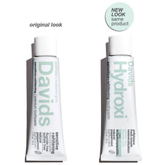 Packaging for Davids Hydroxi fluoride-free toothpaste