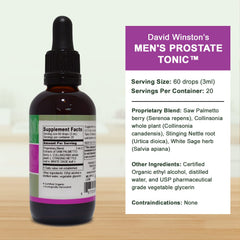Product label for David Winston's Herbal Supplements