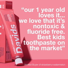 USDA Biobased Product label on Davids toothpaste packaging