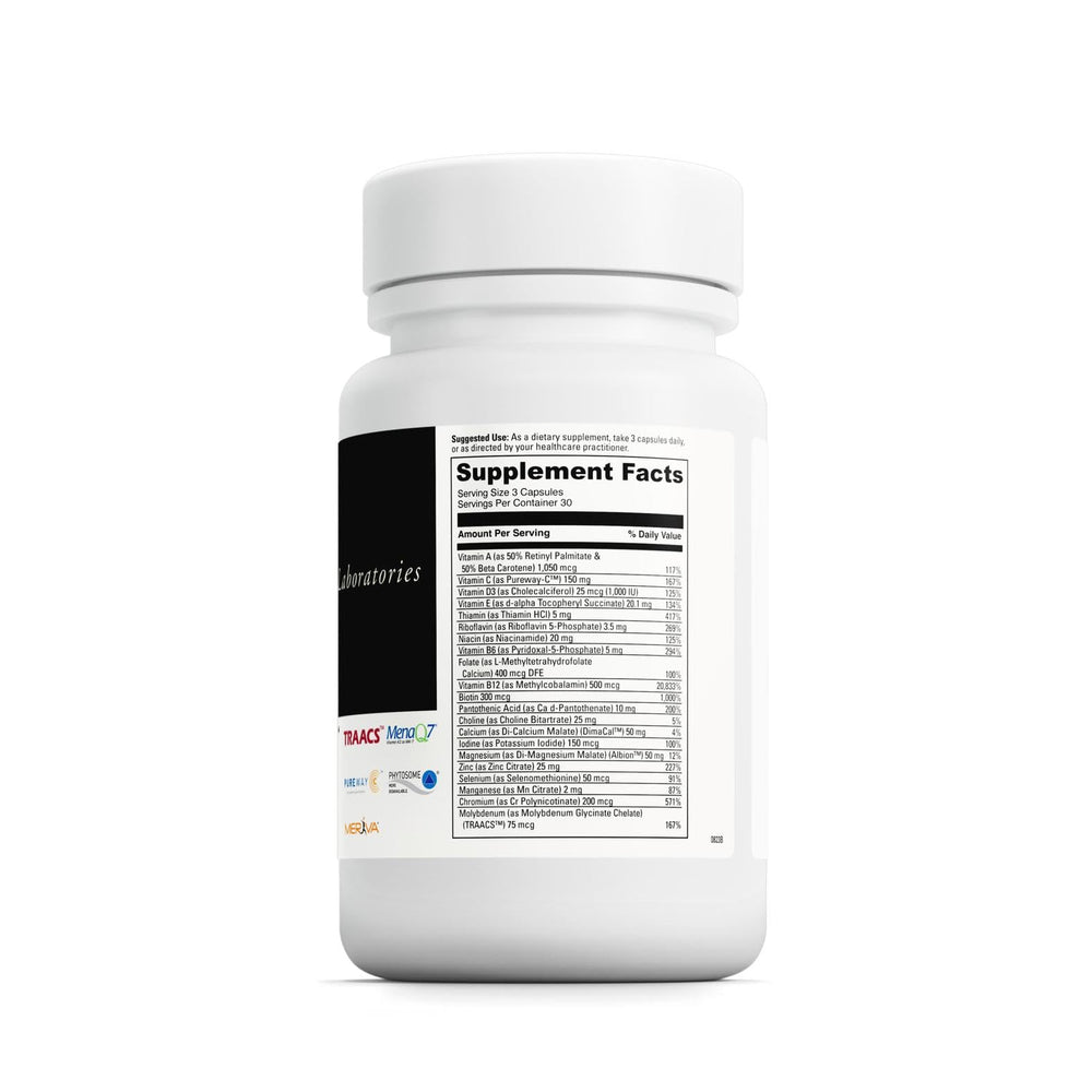 Close-up of ingredients listing for Daily Best Men