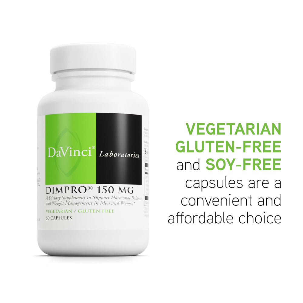 Gluten-free formulation badge on DIMPro packaging