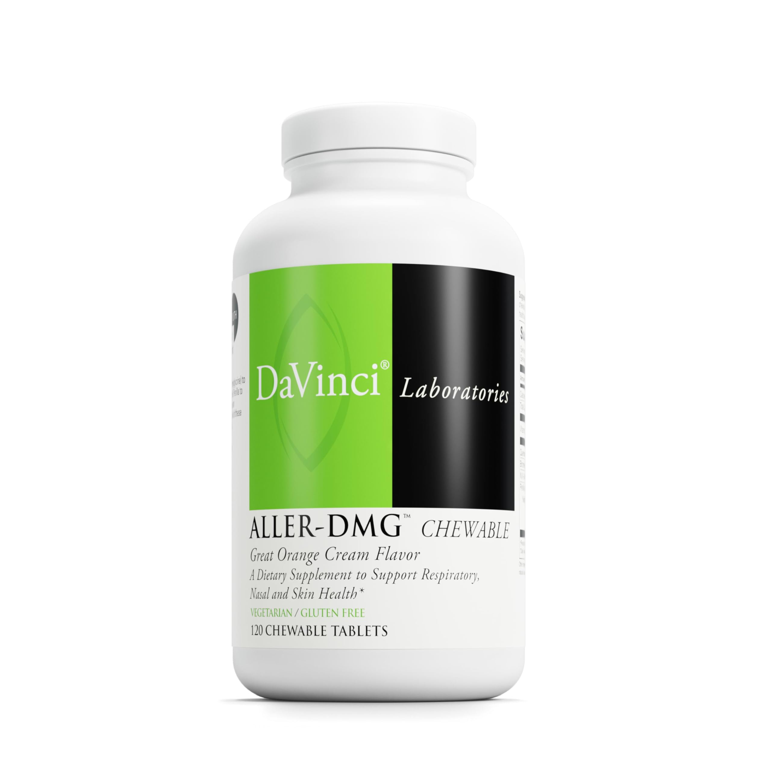 Main product image: Aller-DMG chewable bottle front view