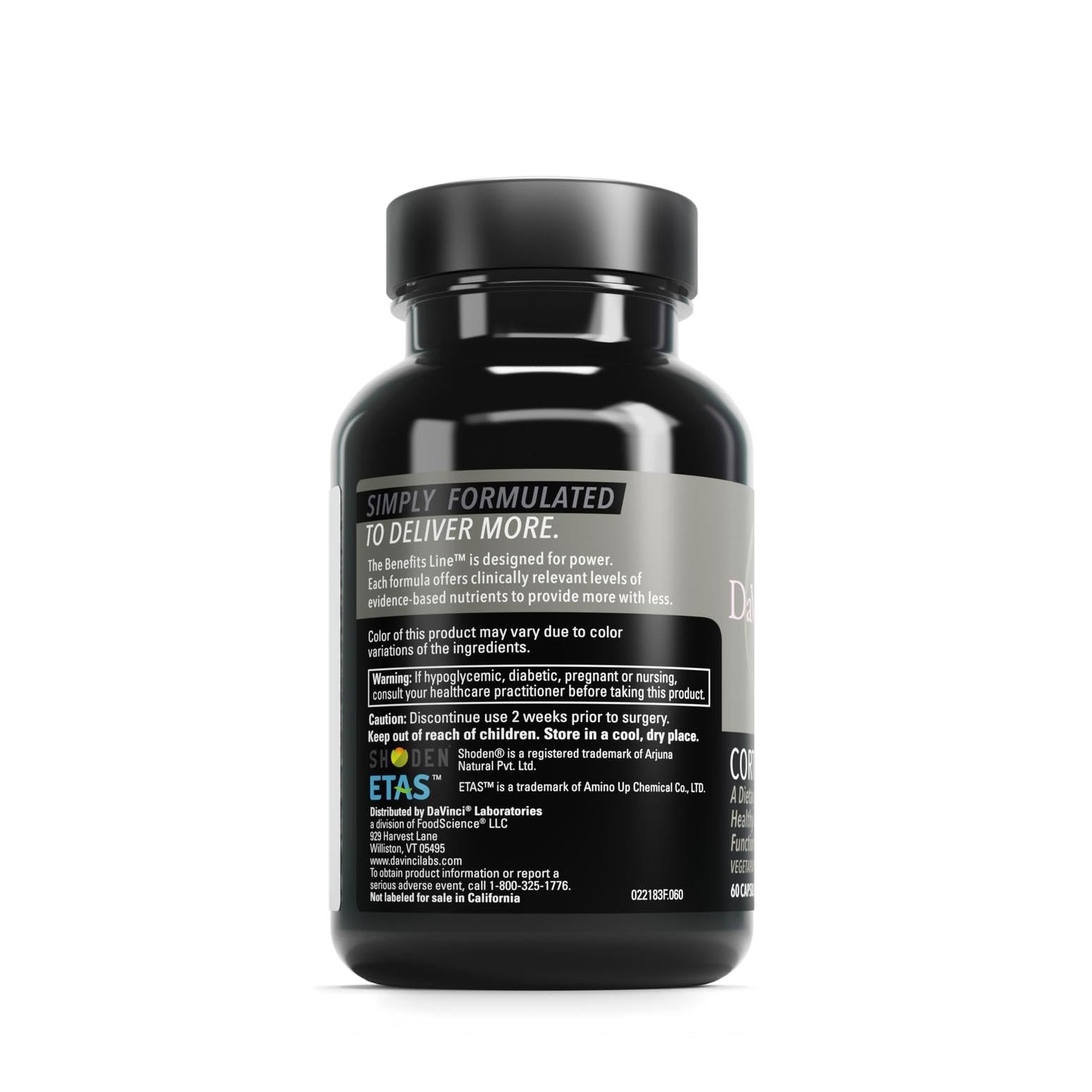 Rhodiola rosea root included in the formula
