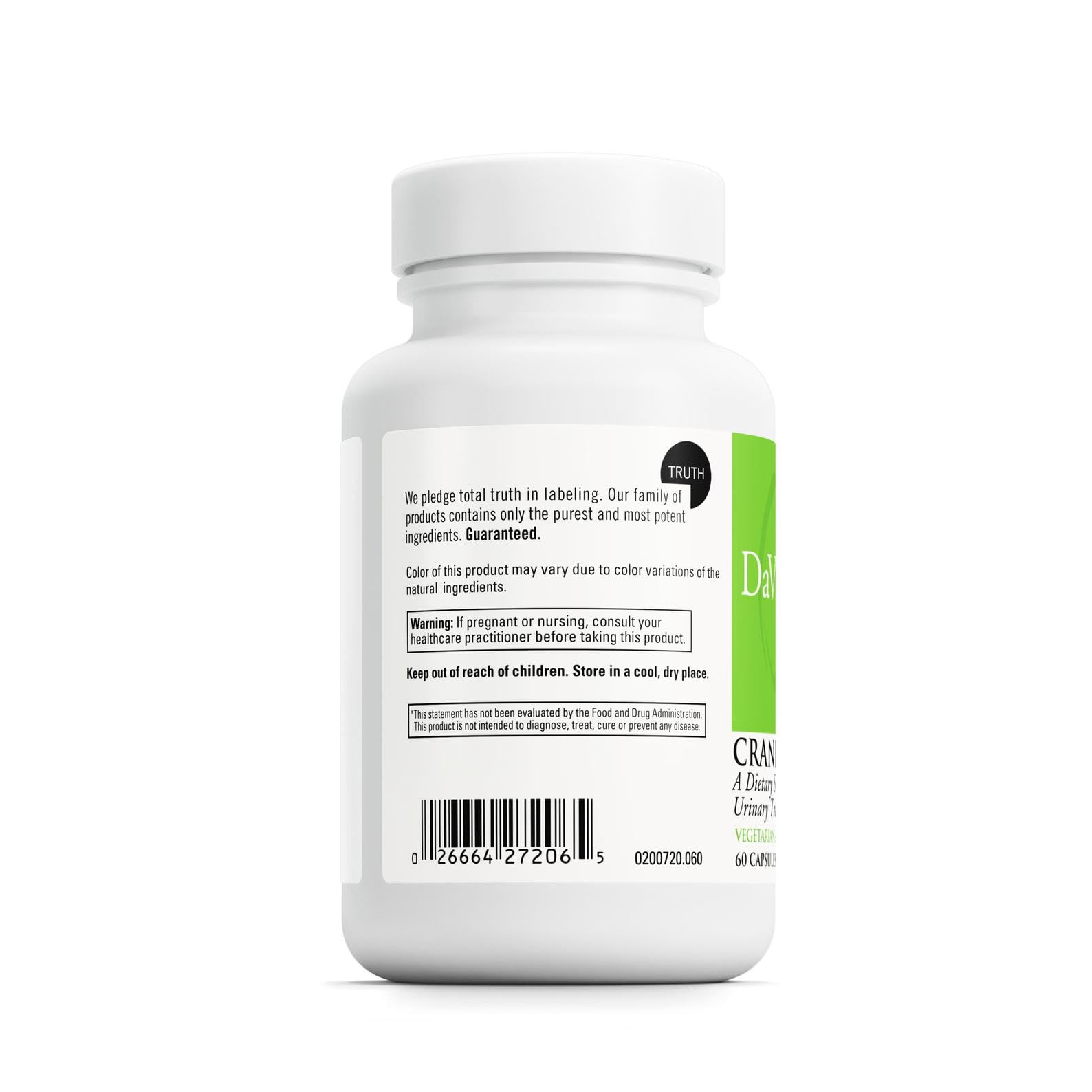 Capsule close-up highlighting vegetarian status