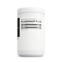 Back label with supplement facts for DaVinci Labs Creatine Powder