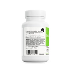 Gluten-free Vitamin D3 5000 IU packaging label